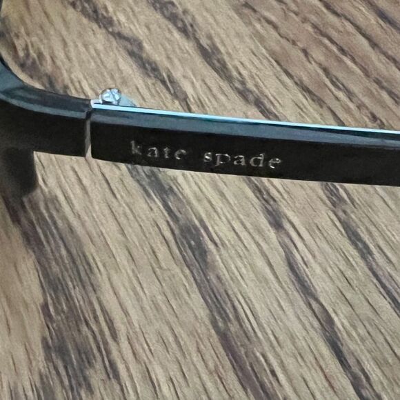 kate spade Black Sporty Sunglasses with Wraparound Design - Picture 3 of 7